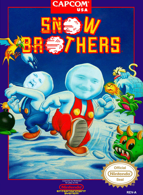 Snow Brothers parody cover