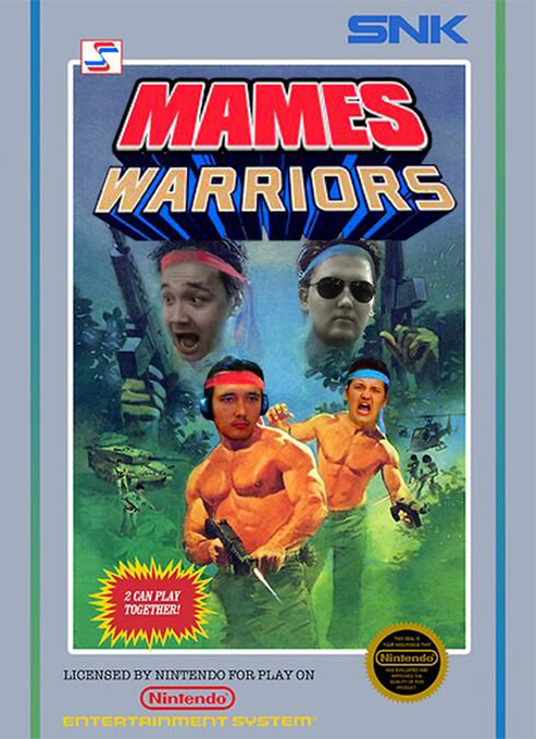 Ikari Warriors parody cover