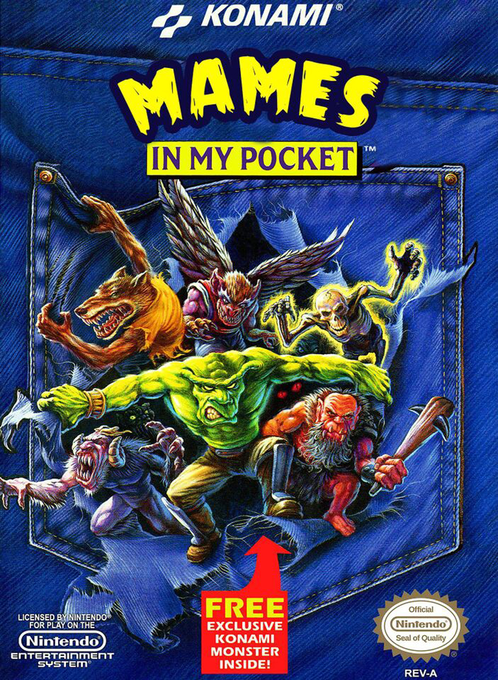 Monster in my Pocket parody cover