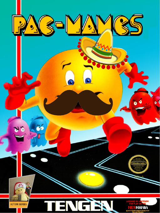 Pac-Man (Tengen) parody cover