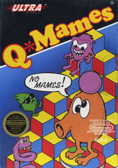 Q*Bert parody cover