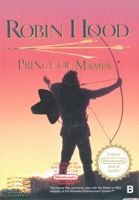 Robin Hood: Prince of Thieves parody cover