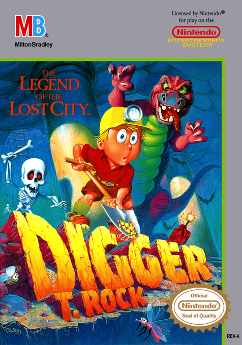 Digger T. Rock: Legend of the Lost City cover