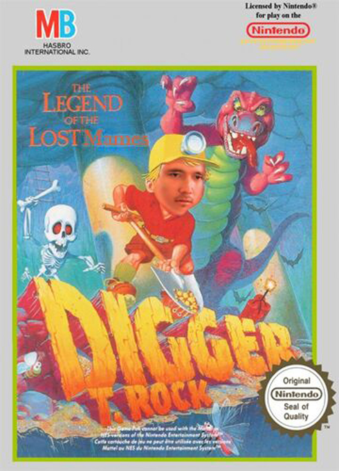 Digger T. Rock: Legend of the Lost City parody cover