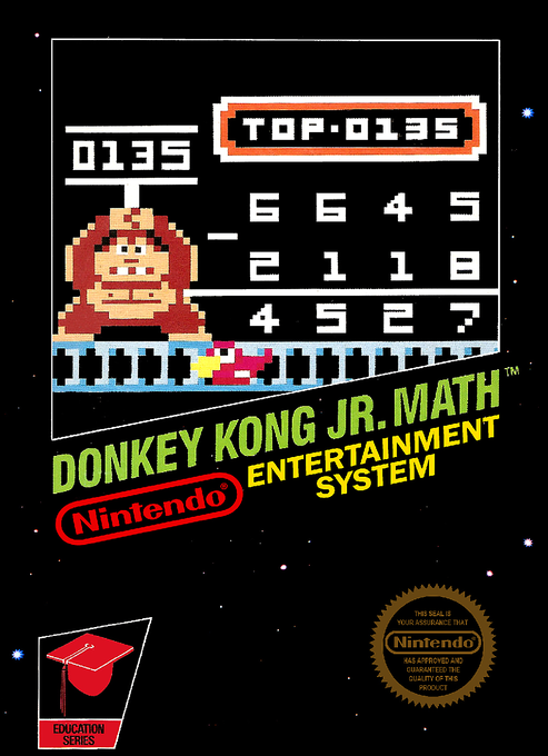 Donkey Kong Jr. Math cover