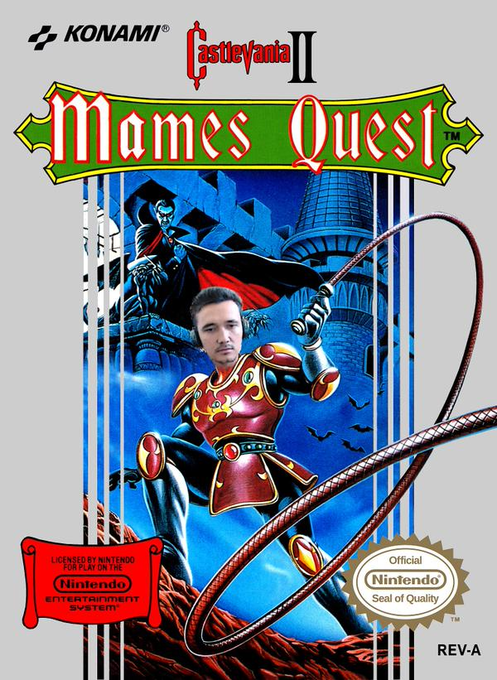 Castlevania II: Simon's Quest parody cover