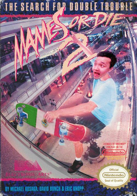 Skate or Die 2: The Search for Double Trouble parody cover