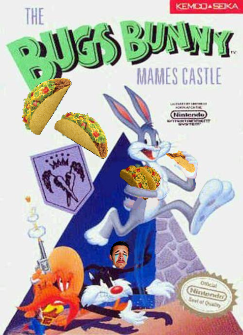 The Bugs Bunny Crazy Castle parody cover