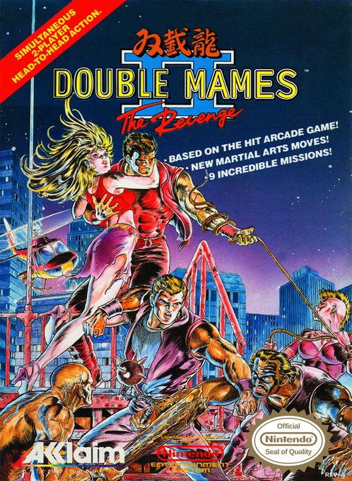 Double Dragon II: The Revenge parody cover