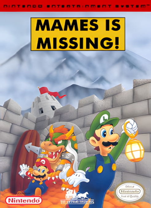 Mario is Missing! parody cover