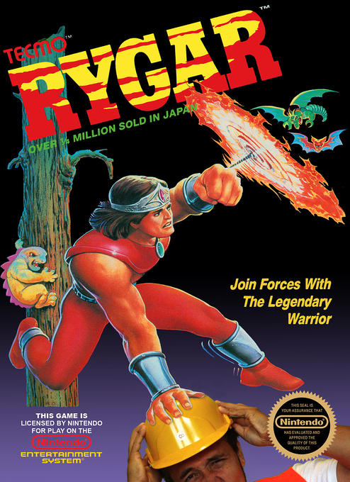 Rygar parody cover