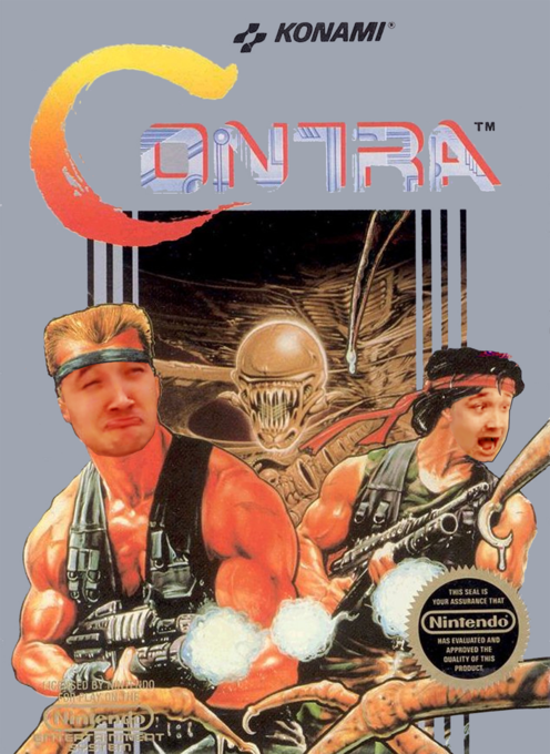 Contra parody cover