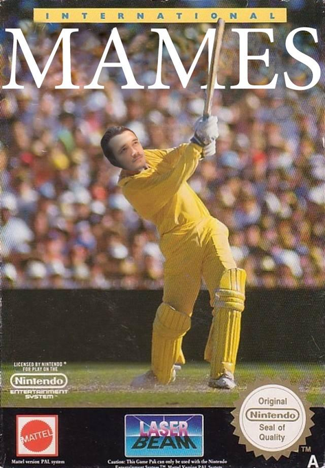 International Cricket (PAL) parody cover