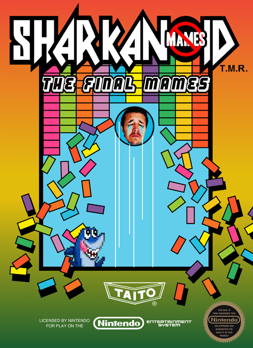 Arkanoid parody cover