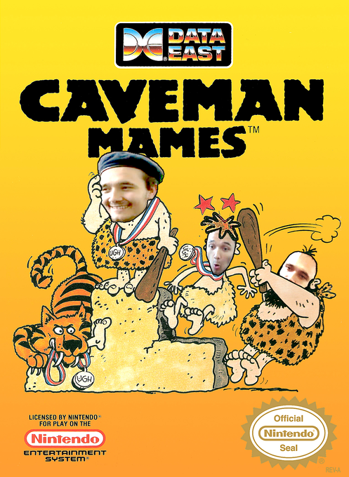 Caveman Games parody cover