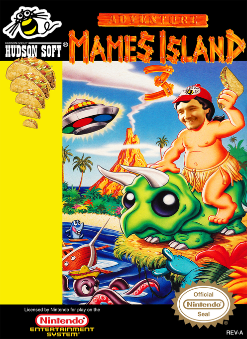 Adventure Island 3 parody cover