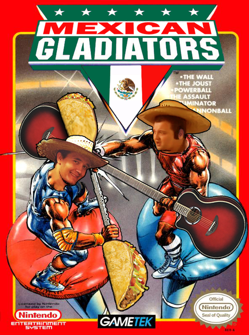 American Gladiators parody cover