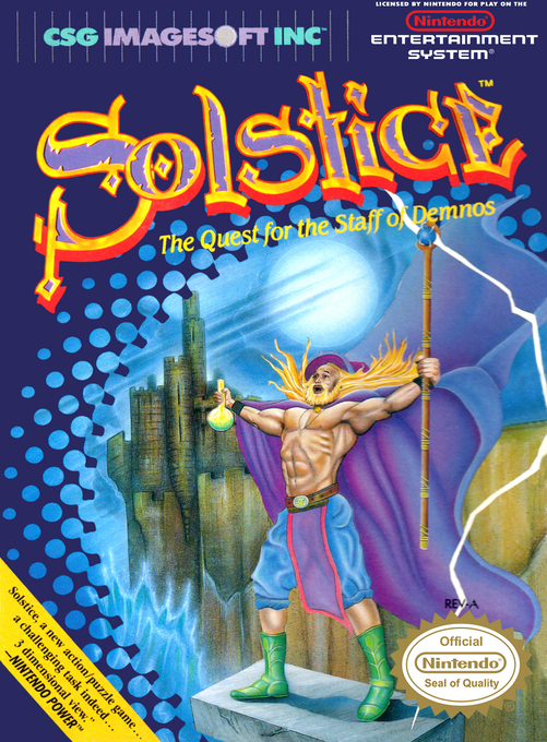 Solstice: The Quest for the Staff of Demnos parody cover