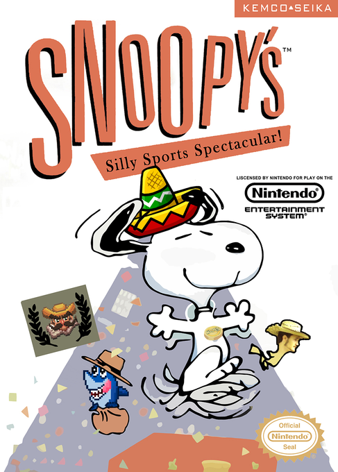 Snoopy's Silly Sports Spectacular parody cover