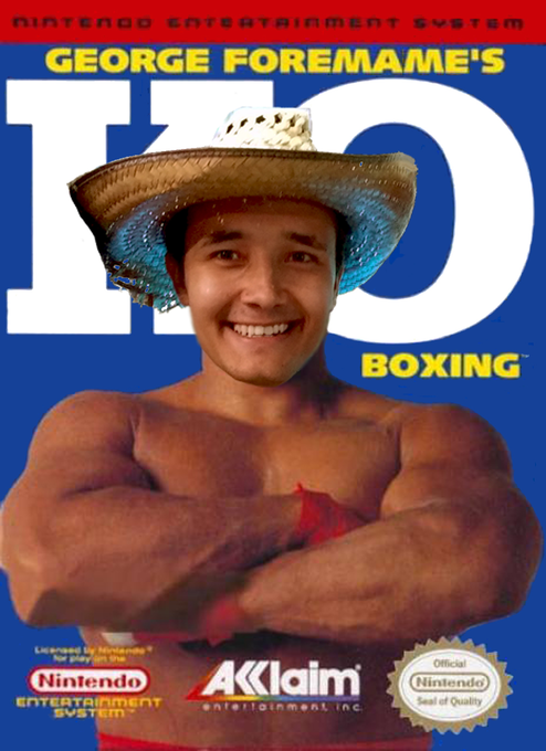 George Foreman's KO Boxing parody cover