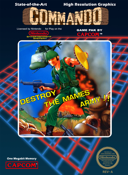 Commando parody cover