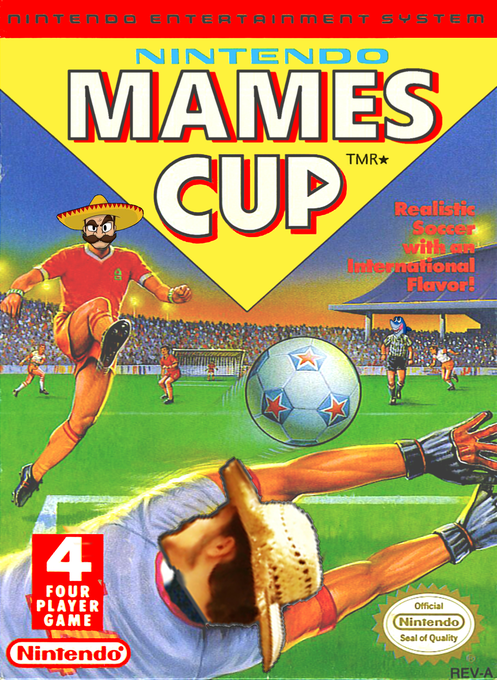 Nintendo World Cup parody cover