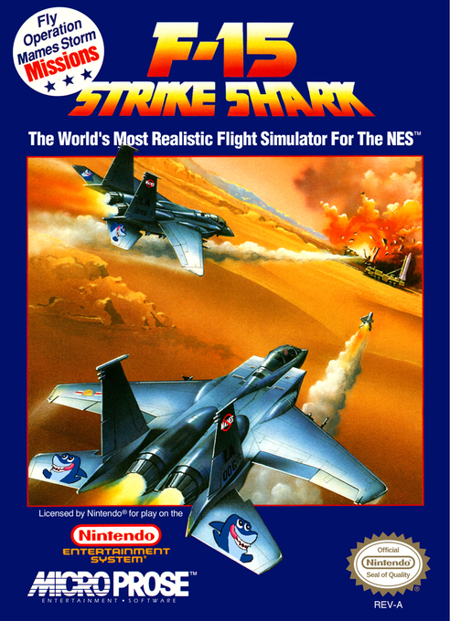 F-15 Strike Eagle parody cover