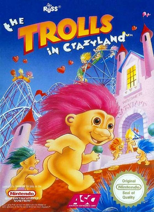 The Trolls in Crazyland (PAL) cover