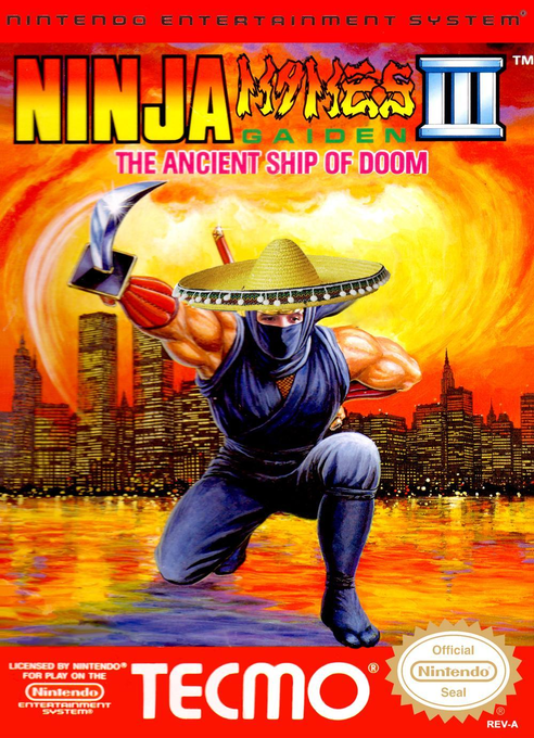 Ninja Gaiden III: The Ancient Ship of Doom parody cover