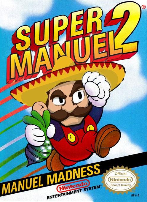 Super Mario Bros. 2 parody cover