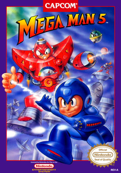 Mega Man 5 cover