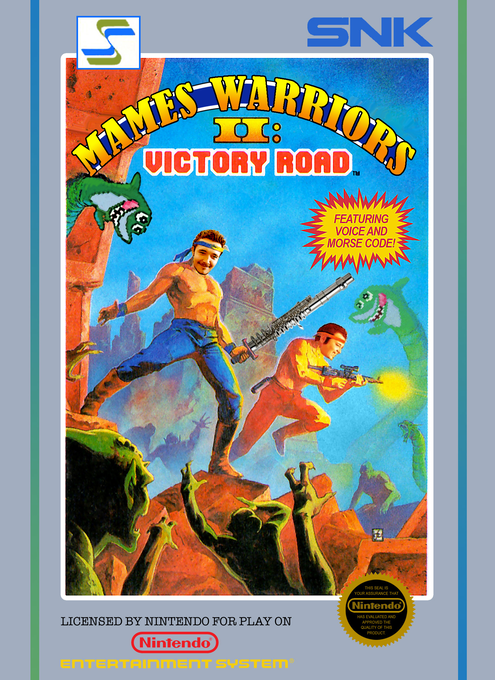 Ikari Warriors II: Victory Road parody cover