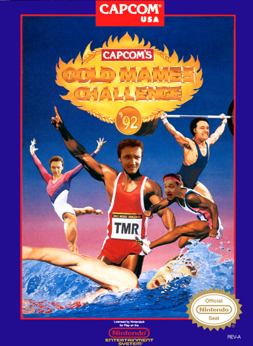 Capcom's Gold Medal Challenge '92 parody cover