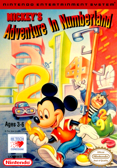 Mickey's Adventures in Numberland cover