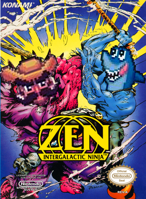 Zen the Intergalactic Ninja parody cover