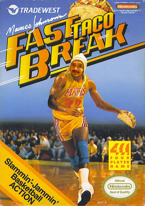 Magic Johnson's Fast Break parody cover