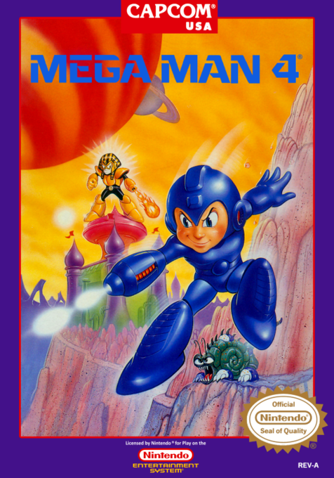 Mega Man 4 cover