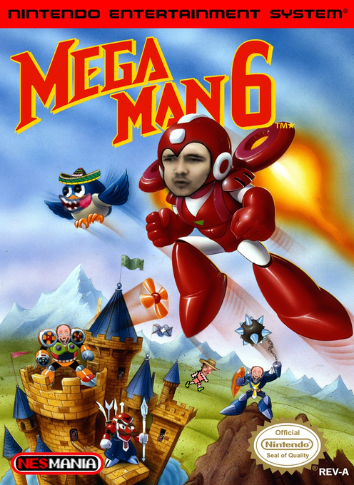 Mega Man 6 parody cover