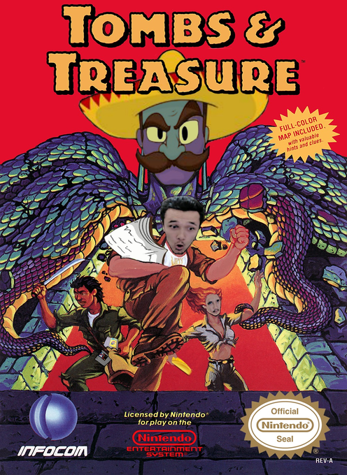 Tombs & Treasure parody cover