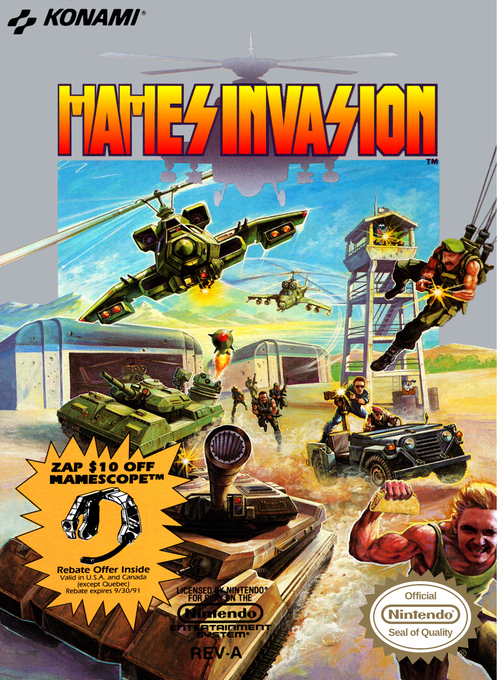 Laser Invasion parody cover