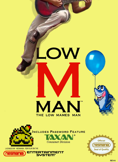 Low G Man: The Low Gravity Man parody cover