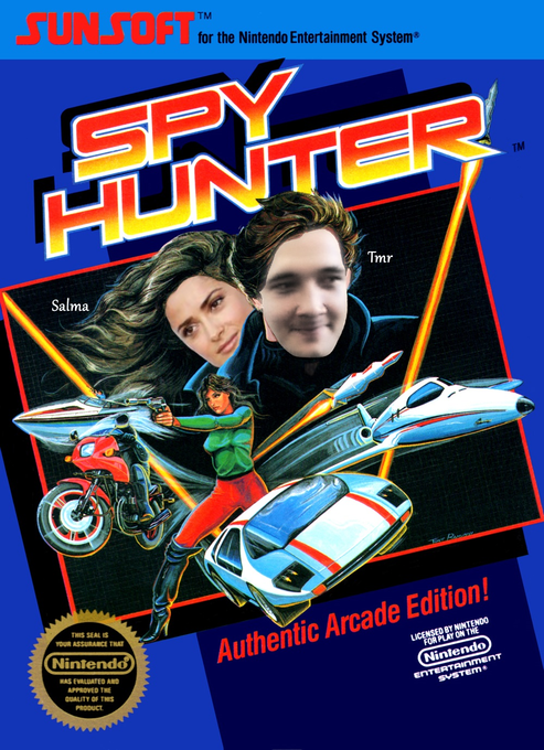 Spy Hunter parody cover