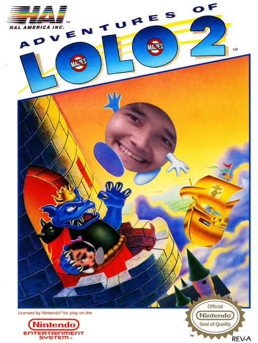 Adventures of Lolo 2 parody cover