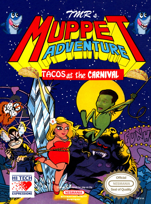 Muppet Adventure: Chaos at the Carnival parody cover