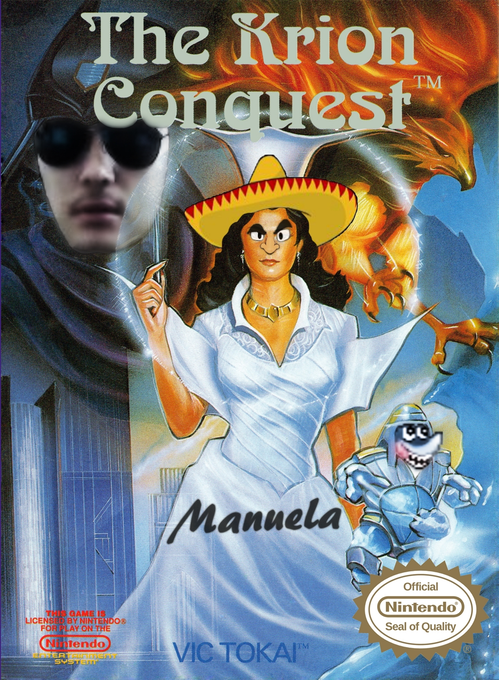 The Krion Conquest parody cover