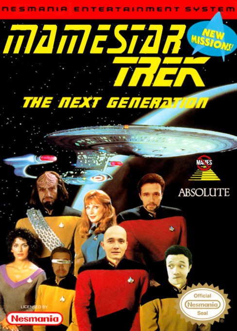 Star Trek: The Next Generation parody cover