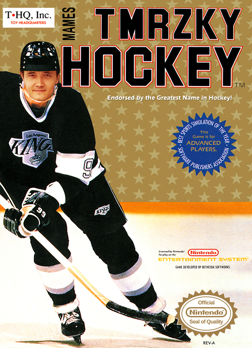 Wayne Gretzky Hockey parody cover