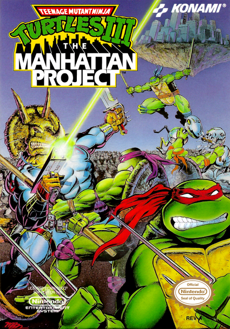 Teenage Mutant Ninja Turtles III: The Manhattan Project cover