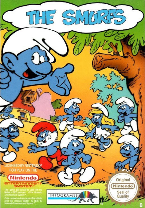 The Smurfs (PAL) cover