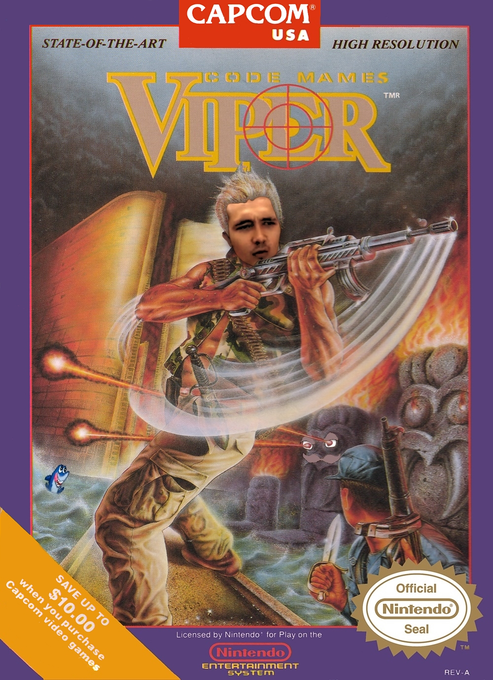 Code Name: Viper parody cover